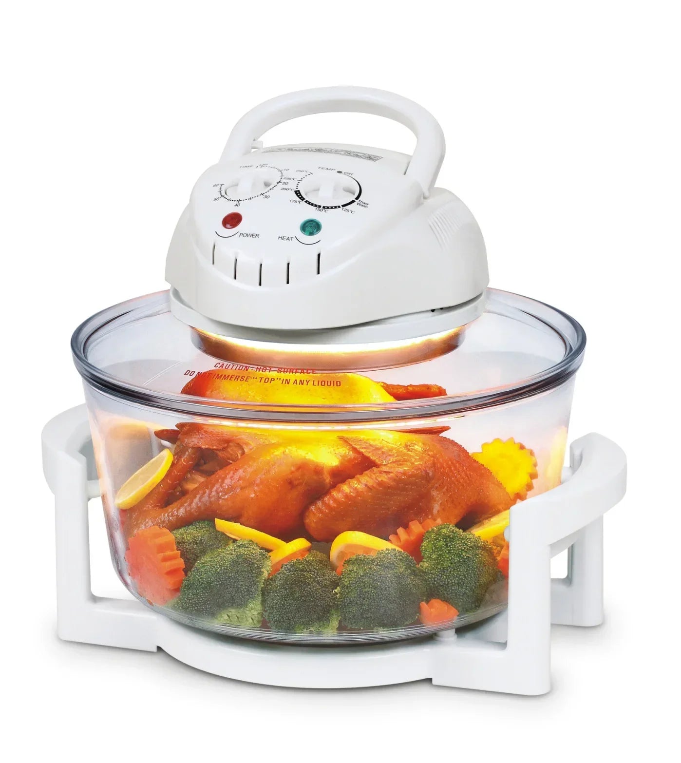 12L Light Wave Furnace Glass Air Fryer Grilled Chicken Grilled Chips Hot Air Circulation Air Furnace