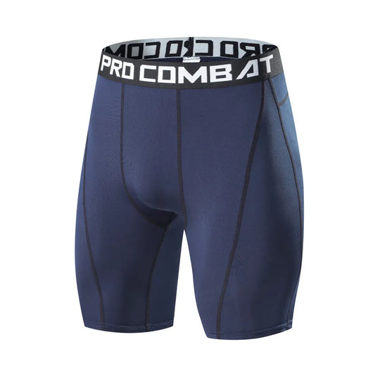 Men Bodybuilding Shorts Fitness Workout Inseam Gym Knickers Male Muscle Alive Elastic Compression Tights Skinny Leggings Hombre