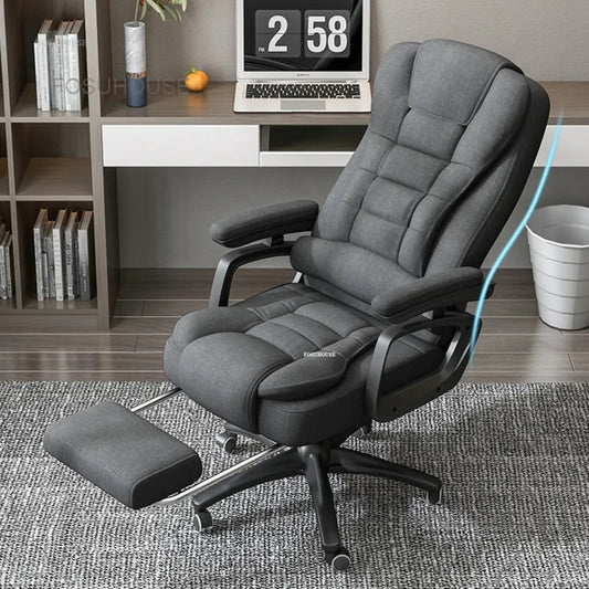 Sillas de oficina Nordic Boss, muebles para el hogar, oficina, dormitorio, silla de computadora, respaldo cómodo, silla para deportes electrónicos, sillón giratorio para juegos