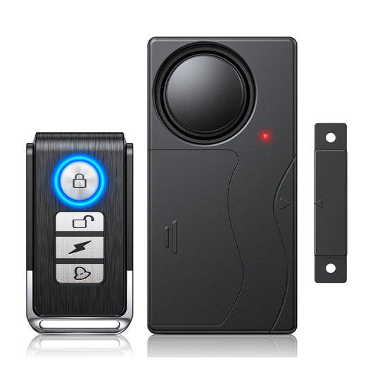 Awapow Wireless Door Alarm With Remote Control Anti-Theft Door And Window Security Alarms Home Security Sensor Burglar Alarms