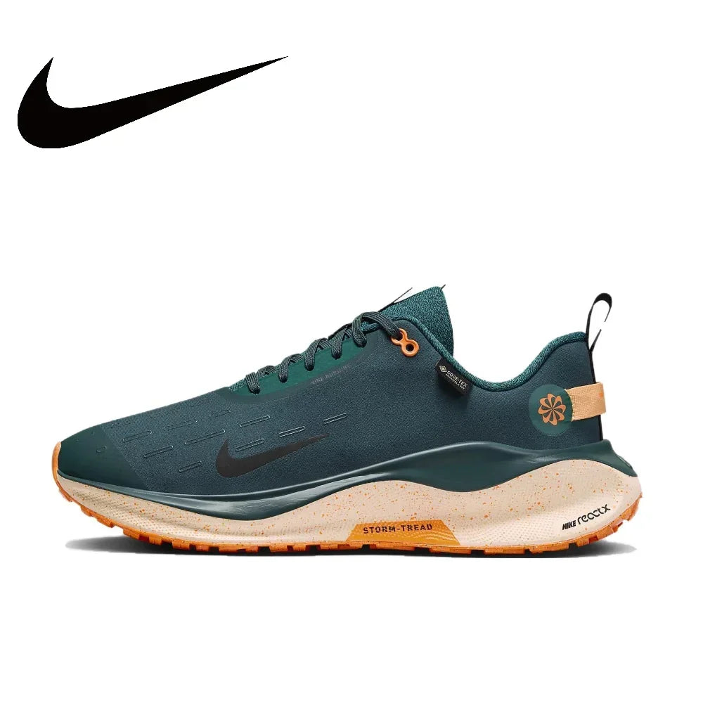 Zapatillas NIKE Original Hombre Recién Llegadas React Infinity Run Flyknit 4 Gore-Tex Low Zapatilla amortiguadora y resistente al desgaste