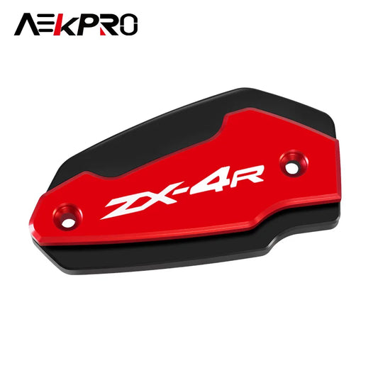 Newlest Oil Cup Cover For ZX4R ZX4RR ZX25R Motorcycle Front Brake Fluid Reservoir Cap Master Cylinde Tank Cover zx4r zx4rr