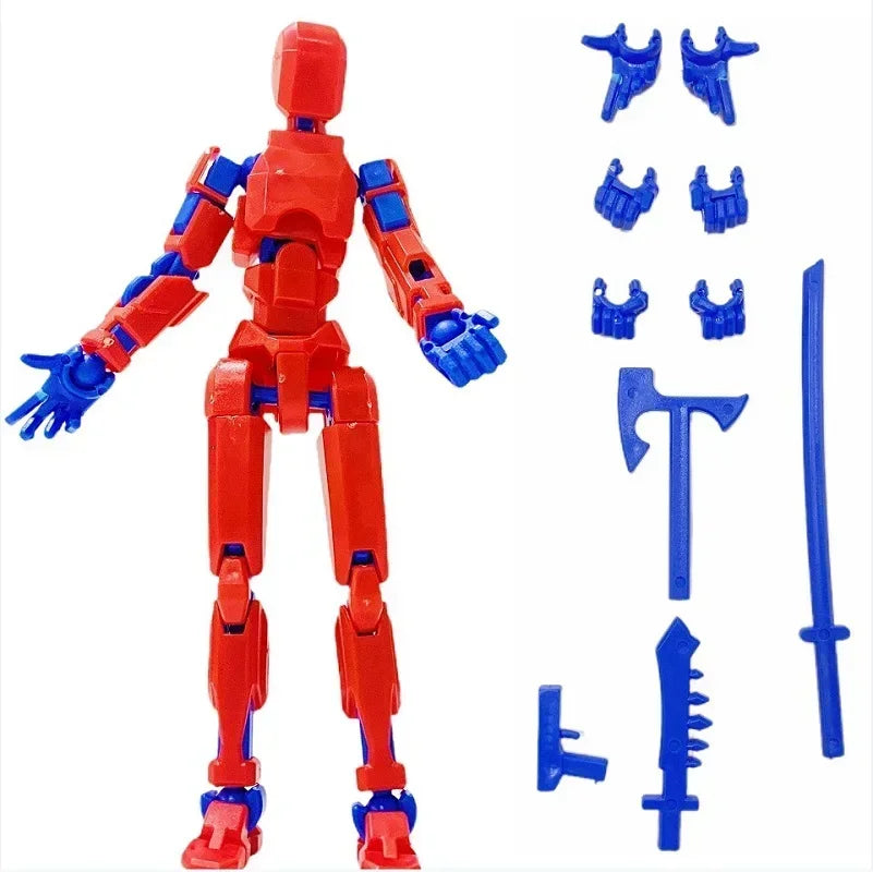 Robot multiarticular movible Shapeshift 2.0, maniquí impreso en 3D, 13 figuras de acción, juguetes para niños, adultos, juegos para padres e hijos.