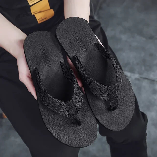 Zapatillas casuales antideslizantes de moda de verano 2024, sandalias personalizadas, zapatos de playa, estilo coreano creativo