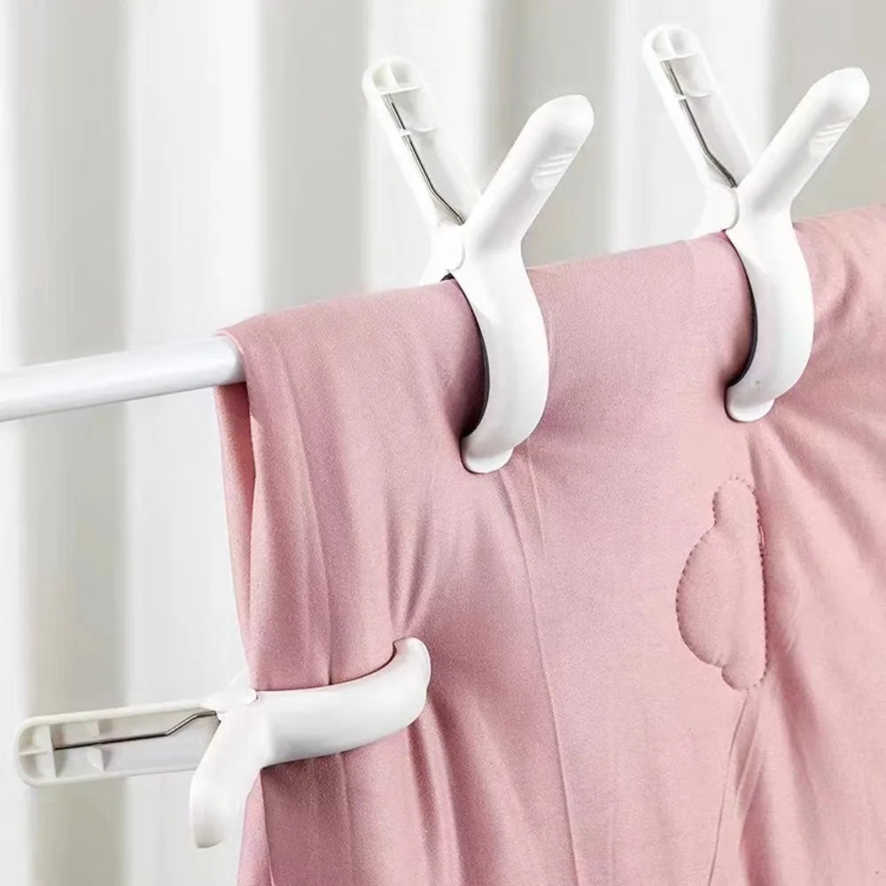 Paquete de 12 pinzas de plástico para ropa con resortes antioxidantes resistentes, pinzas resistentes para toallas de playa, pinzas para la ropa para mantener tu toalla seca.