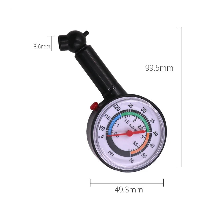 Medidor de presión de neumáticos de automóvil Indicador de desinflado de neumáticos Medidor de presión de inflado de neumáticos automático Detector de medidor de alta precisión
