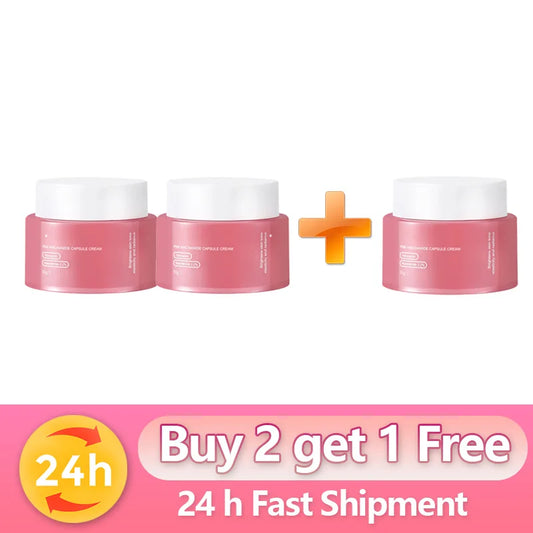 PDRN Pink Collagen Capsule Cream with Niacinamide Cream for Uneven Skin Tone Lightweight Face Moisturizer original korean cream