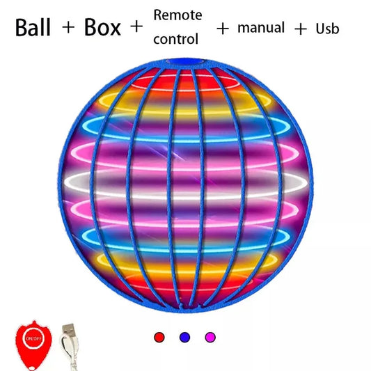 Boomerang Flyorb Magic Flying Ball com luzes LED, Drone Hover, Nova Orb, Flying Spinner, Fidget Brinquedos, Presente das crianças