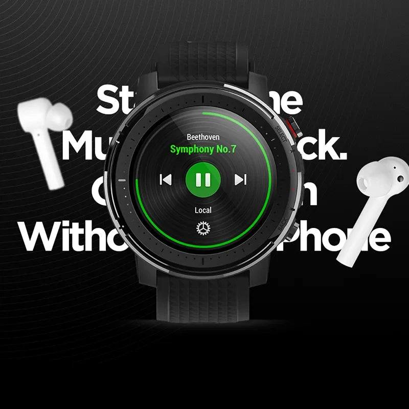 Amazfit Stratos 3 Smartwatch For Men with GPS Bluetooth and 5ATM Waterproof Displays Demonstration Machine with box