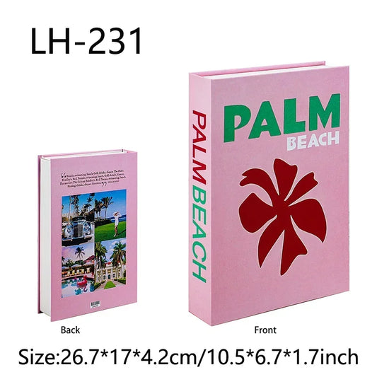 Travel Series Fake Book Decoration Coffee Table Living Room Fashion Fake Book Storage Box Decor Model Room IBIZA CAPRI