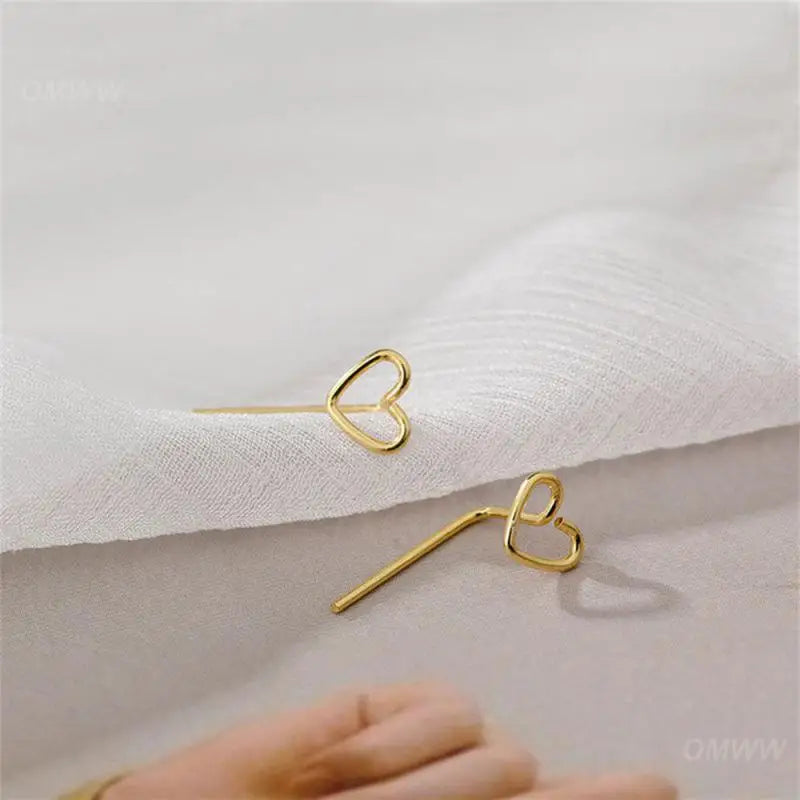 Pendientes geométricos sencillos y delicados, pendientes de piedras preciosas de colores de moda, tendencia de moda masculina, pendientes de circonita de alta calidad.