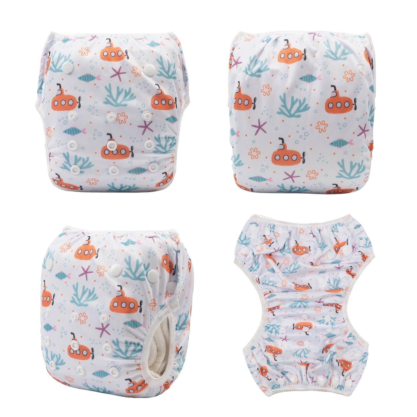U PICK ALVABABY Swim Nappy Fashion Design Reusable Swim Diaper for Baby Under 1 year Old