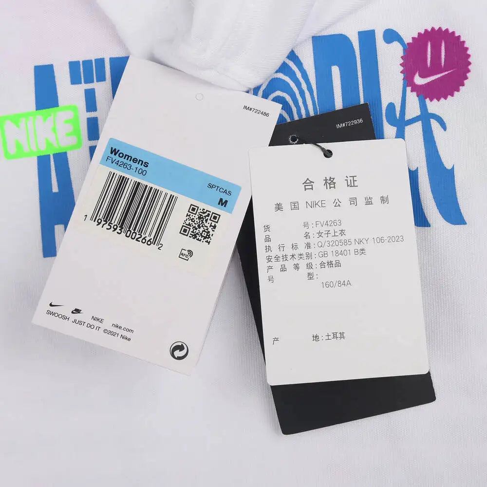 NIKE 2024 Women's AS W NSW TEE OC2 BF FESTIVAL Sports Shirt FV4263-100
