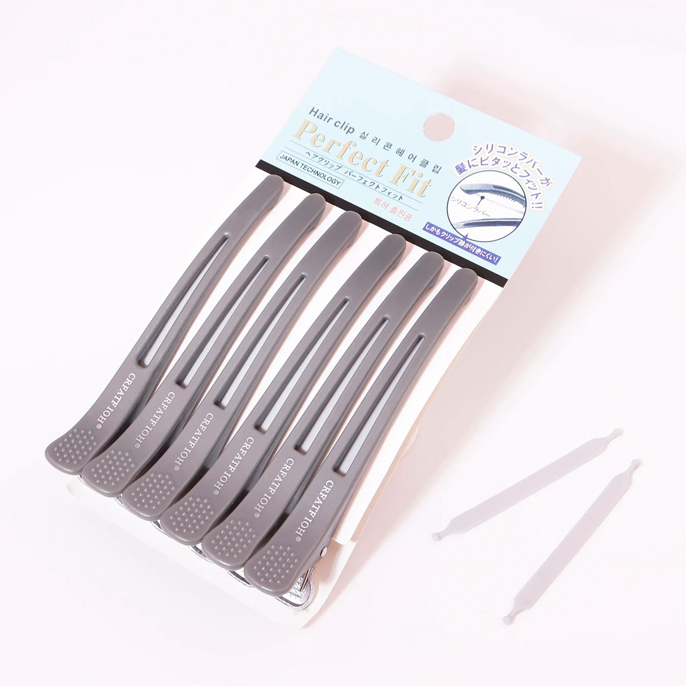 Grampo de cabelo longo sem costura, 6 peças, grampo de cabelo sem vinco, grampo de cabelo antiderrapante, especial para perucas de cabelo real