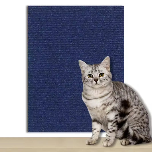 DIYSelf-Adhesive Cat Scratching Mat Trimmable Cat Carpet Cat Scratching Carpet Corner Wall Cat Scratch Sofa Furniture Protector