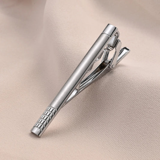 1PC Minimalist Tie Clip For Men Tie Clip To Man Shirt Business Pisa Ties Men's Cuff Tie Pins Man Fashion Jewelry Cufflink Lawyer