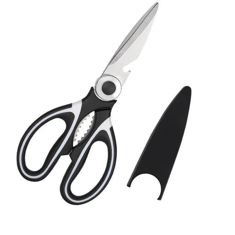 Heavy Duty Kitchen Scissors Multifunctional Dishwasher Safe Meat Poultry and General Purpose Scissors Stainless Steel Utility