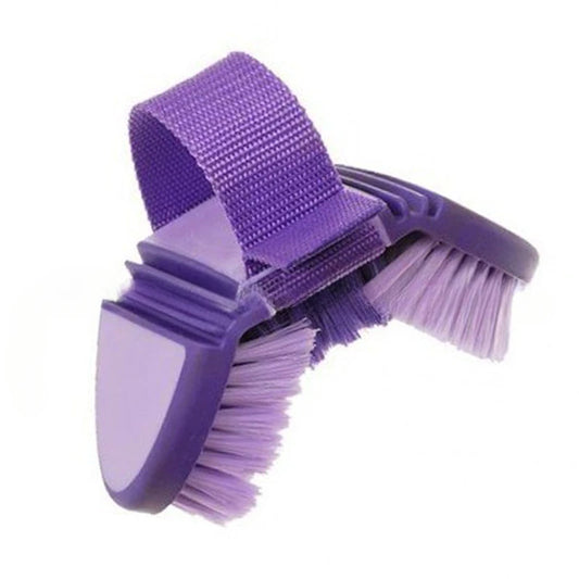 1 cepillo para caballos (color aleatorio) para lavar y limpiar aparejos. Herramientas de limpieza para mascotas.