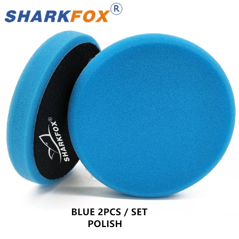 Esponjas de pulido Sharkfox de 5" (125 mm) y 6" (150 mm) para pulidoras DA/RO/GA