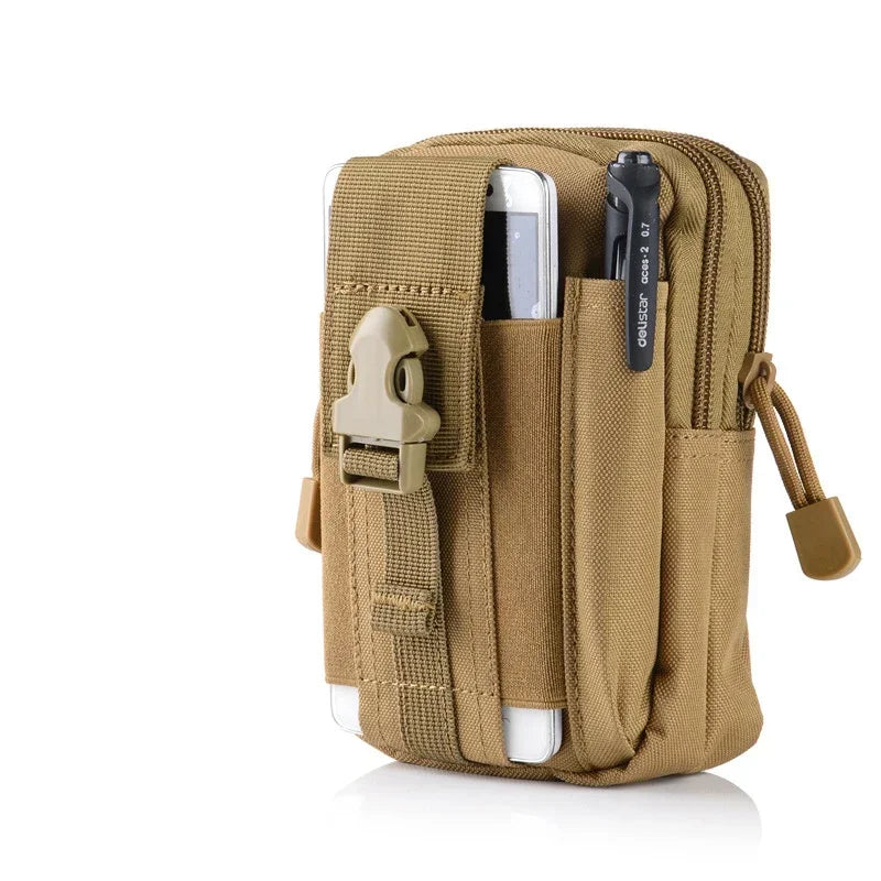 Riñonera táctica para pierna para hombre, estilo camuflaje, multifuncional, para montar a caballo, para leggings y cinturón, para colgar en la cintura.