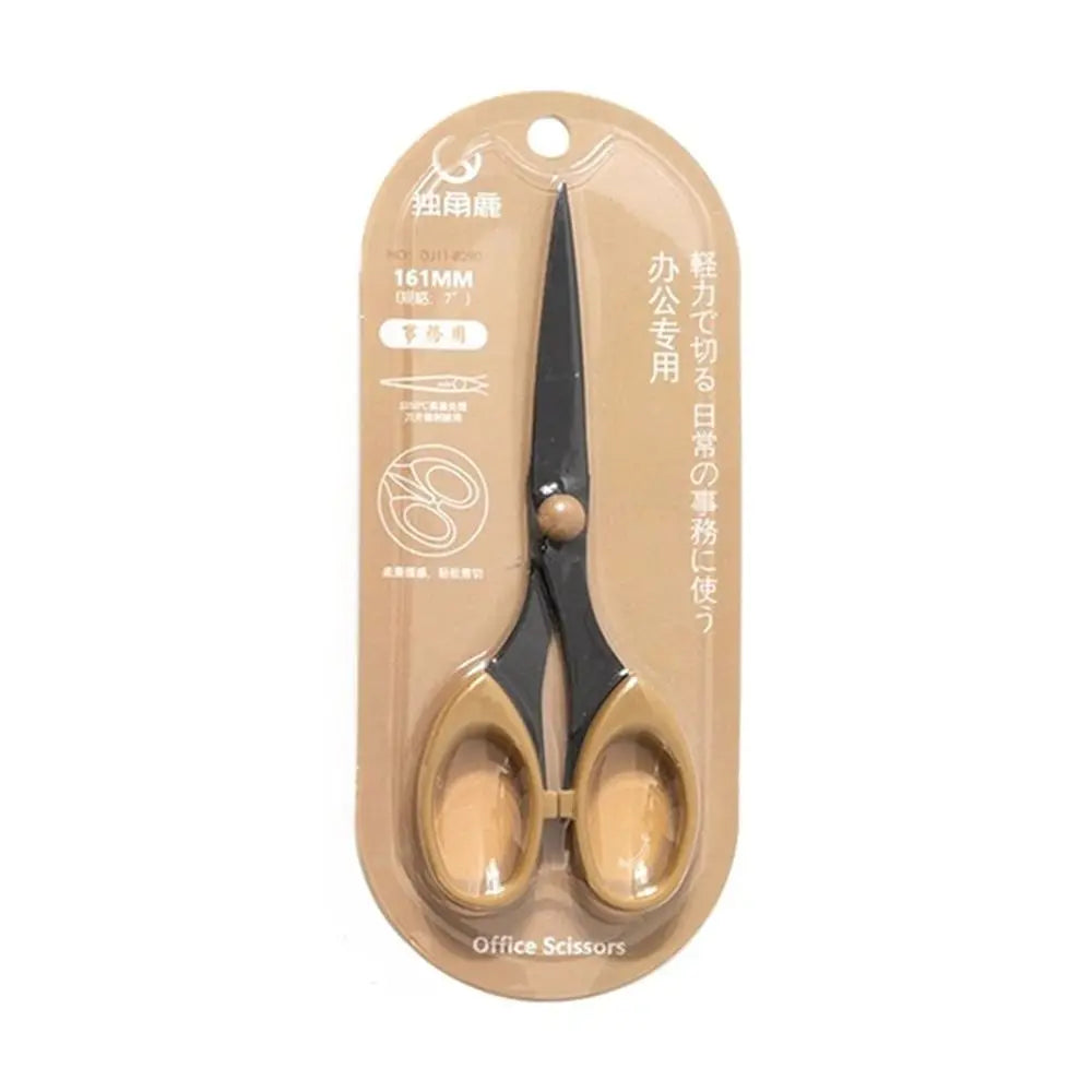 Color Scissor Stainless Steel Blade Safe Design Paper Cutting Scissors for Fine Art Diary Album Craft Office School Supplies