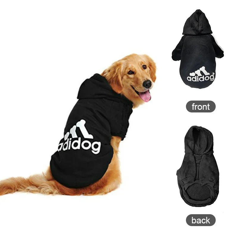 Ropa cálida para perros de otoño e invierno, sudaderas con capucha para perros Adidog, abrigo cálido para mascotas, chaqueta para perros medianos y grandes, suéter, ropa para cachorros de bulldog francés