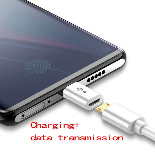1PCS/5PCS Micro USB Female To Type C Male Adapter Mobile Phone Android Converter Micro-B To USB-C Data Cable Connector