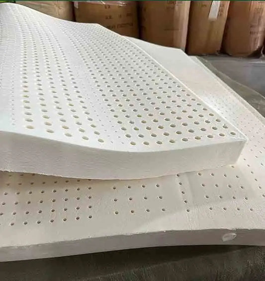 Natural Latex Mattress Topper with Cover Natural Rubber Pure Mattress Home Dormitory Soft Cushion Mat Queen Size Medium Firmness