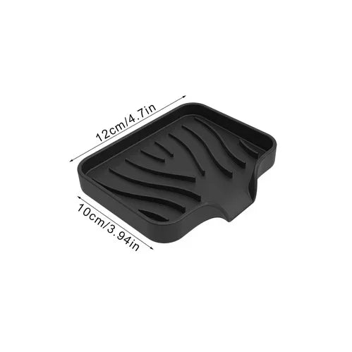 Super Suction Cup Soap Dish with Drain Water for Bathroom, Soap Holder, Kitchen Sponge Holder, Soap Container, Bathroom Supplies