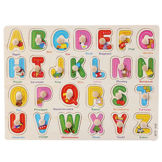Montessori Wooden Block Toys Children Geometric Shape Color Sorter Block Puzzles Toddler Sorting Math Bricks Stacking Toys