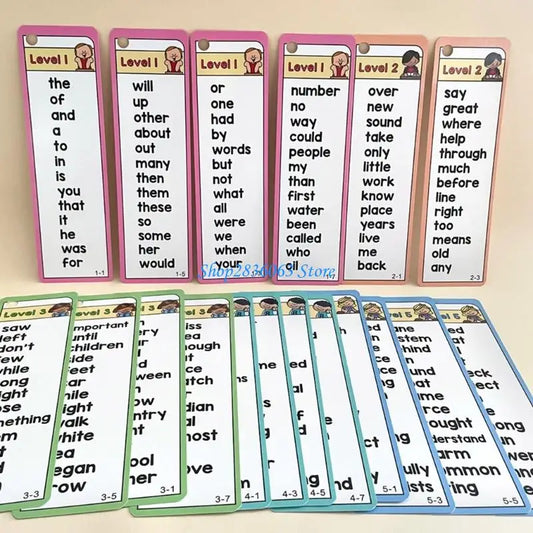 831D Sight Words Flash Cards High Frequency Word Lists Language Learning Tool Educational for Kids and Adults