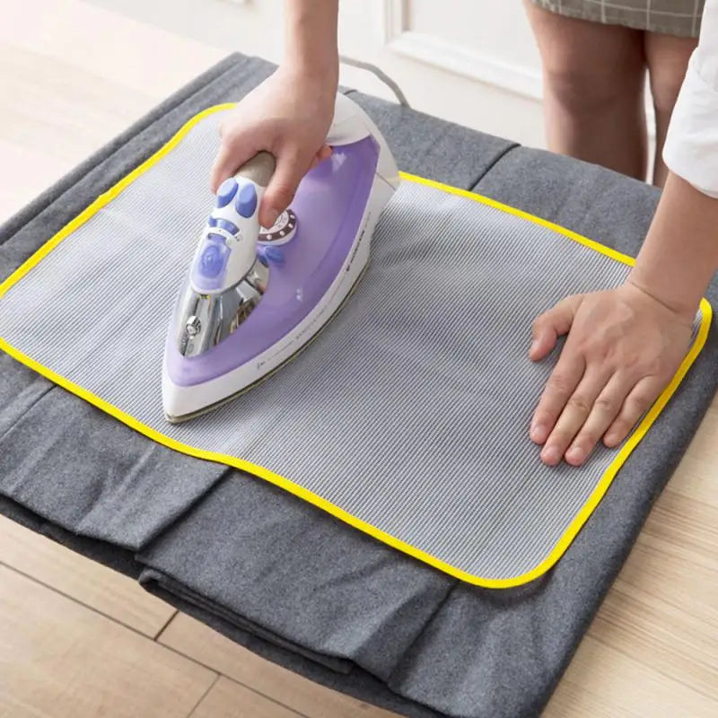 Funda protectora para tabla de planchar doméstica, tela de planchado, tapete de malla aislante térmico de alta temperatura, 2 piezas, 1 pieza