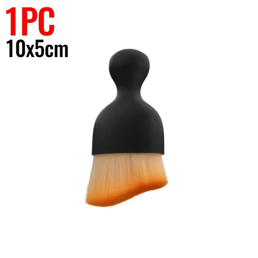 Car interior Soft Fur Cleaning brush, conditioner, air outlet, clean brushes with shells, crevice dust removal, detailing tools brush
