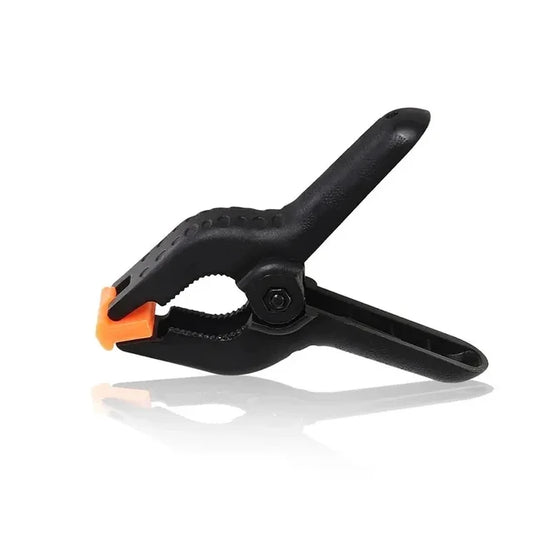 Spring Clamps for Background Muslin Canvas Paper Chromakey Screen Clip, Carpenter Tool, Heavy Duty Plastic, Photo Studio, 3", 6pcs
