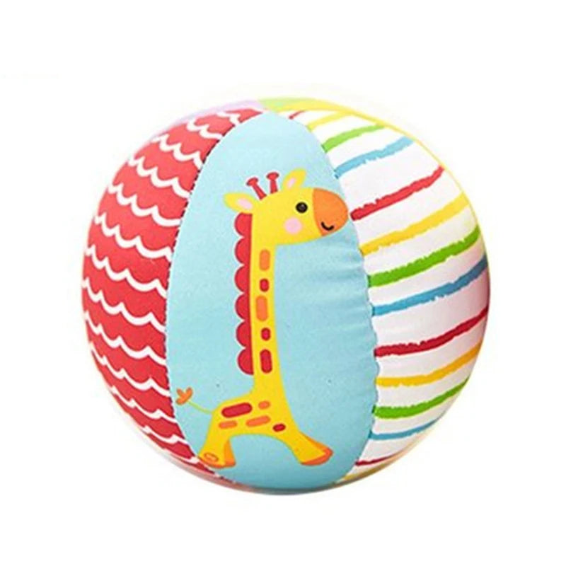 Baby Toys 0 12 Months Rotating Rattle Ball Grasping Activity Baby Development Toy Silicone Teether Sensory Toys for Babies Gifts