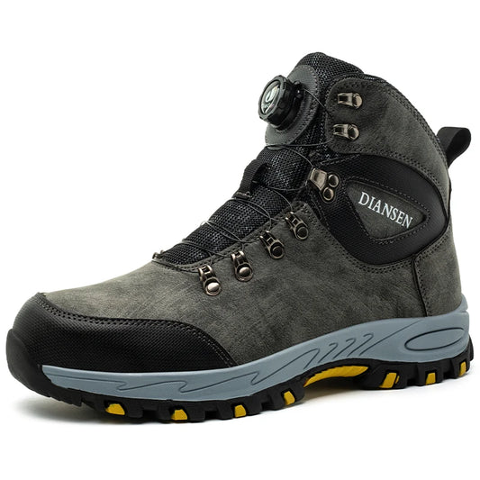 Rotating Button Safety Shoes Men Work Sneakers Indestructible Puncture-Proof Protective Shoes Work Boots Tactical Boots