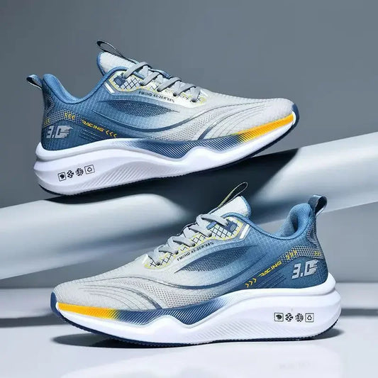 New Running Shoes Summer Tenis Masculino New Fitness Test Middle School Students Bounce Cushioning Sneakers Men's Shoes