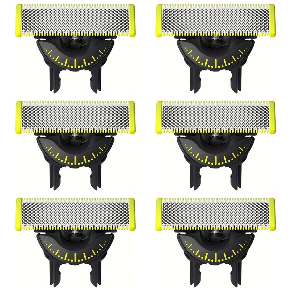 Brangdy Shaver 360 Replacement Blades for Philips One Blade Pro QP2520 QP2630 QP6510 QP6530 Hybrid Electric Beard Trimmer