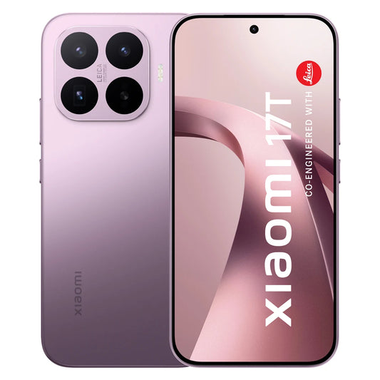 Smartphone Xiaomi 17T Versão Global – Tela de 6,59" 120Hz, HyperCharge de 67W, bateria de 6500mAh, processador MediaTek Dimensity 8500-Ultra