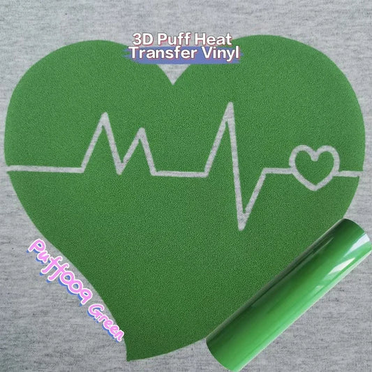 1pc 3D Puff Heat Transfer Vinyl DIY Custom Clothing Logo