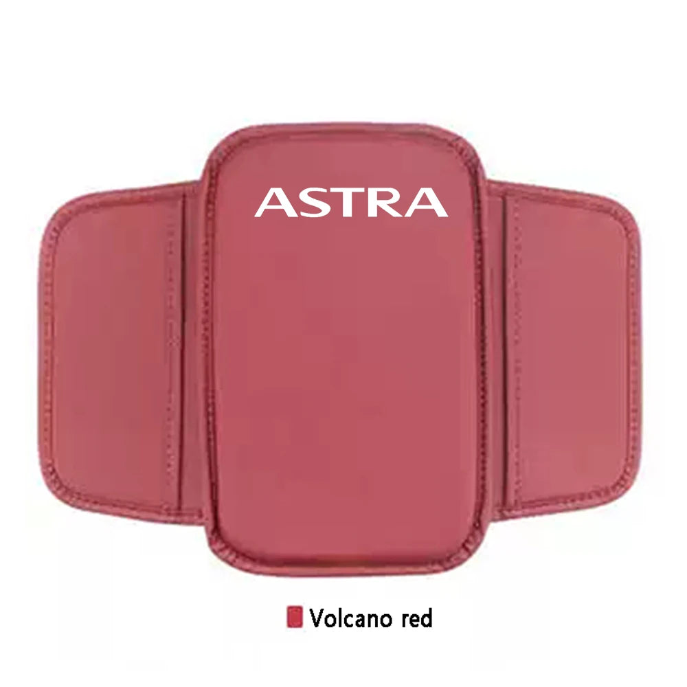 Center Console Arm Rest Protector Leather Car Armrest Box Pad Storage Pocket For Fiat 500 500C 500S 500X Abarth Car Accessories