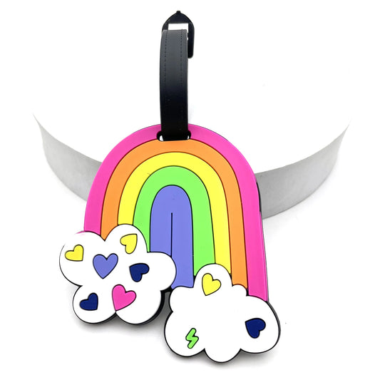1PC Newest Travel Accessories Luggage Tag Creative Unicorn Suitcase Fashion Style Silicone Portable Travel Label
