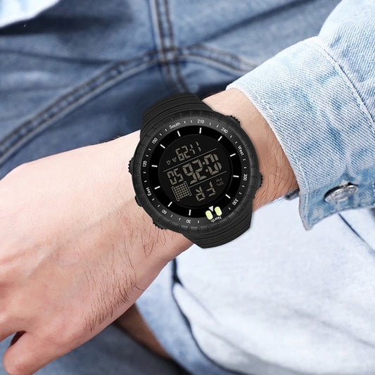 Nuevo reloj deportivo digital de moda para hombre, cronómetro con fecha y semana, reloj electrónico impermeable para exteriores sk85