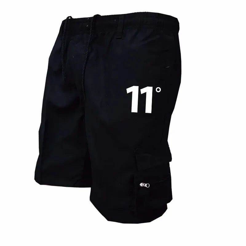 Pantalones cortos cargo para exteriores, monos para hombre, pantalones cortos de ciclismo con cintura elástica, multibolsillos, holgados, para trabajo, para playa, deportivos, estampados