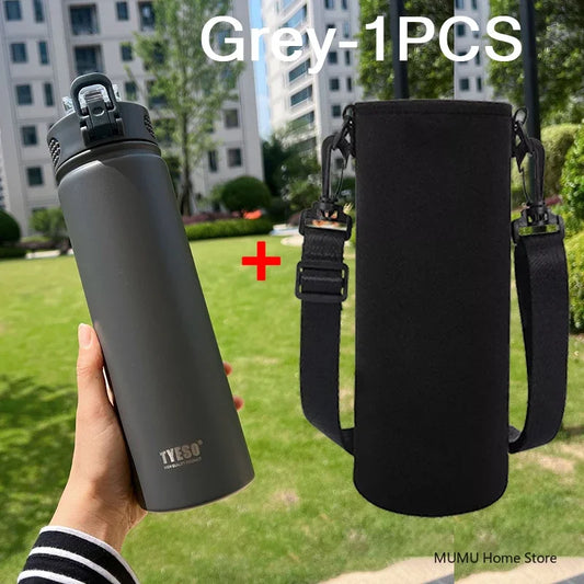 Tyeso 600/750ML Stainless Steel Thermal Bottle Car Thermal Cup Sports Water Bottles Keep Cold and Hot Vacuum Flasks Insulated Cup