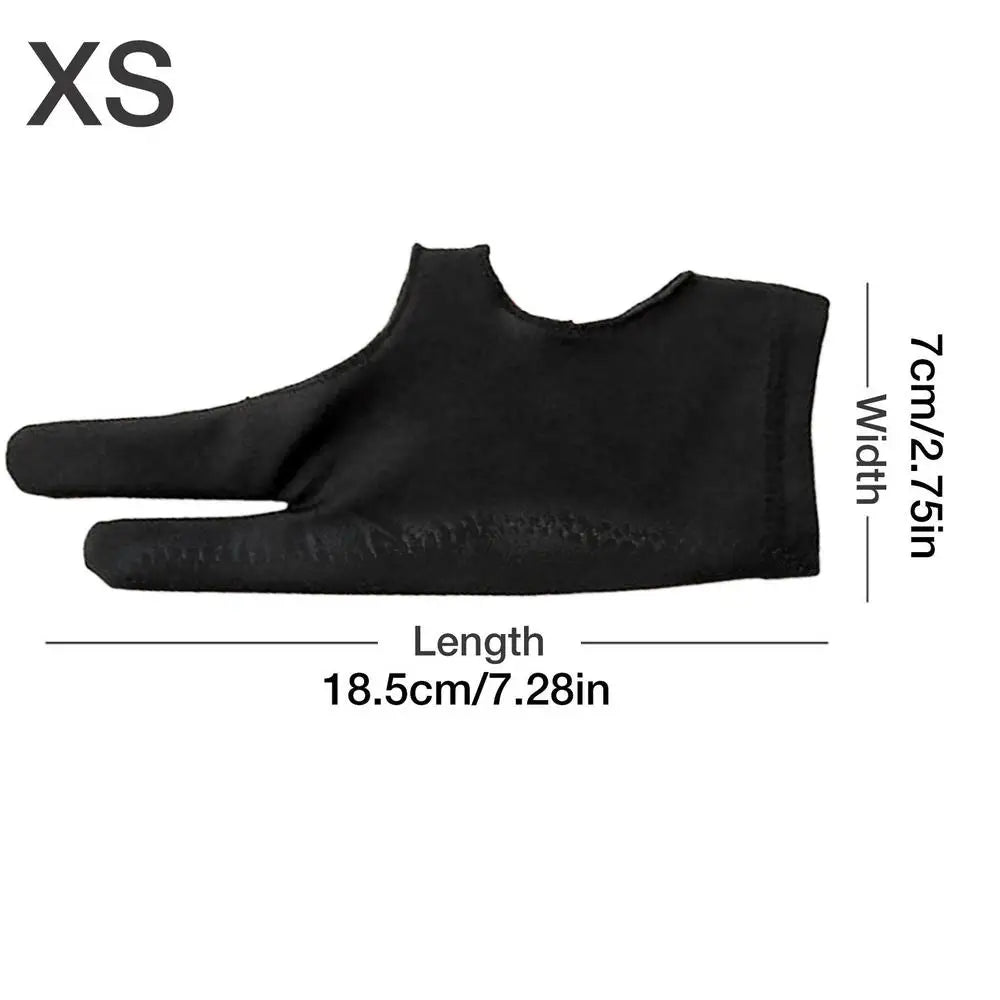 Anti-touch Two-Finger Hand Painting Gloves For Tablet Digital Board Screen Touch Drawing Anti-fouling Oil Painting Art Supplies