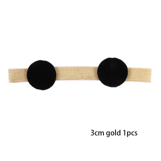 1pc Edge Melt Band for Lace Wigs Adjustable Elastic Headband with Ear Puff Wig Band with Ear Covers Purple