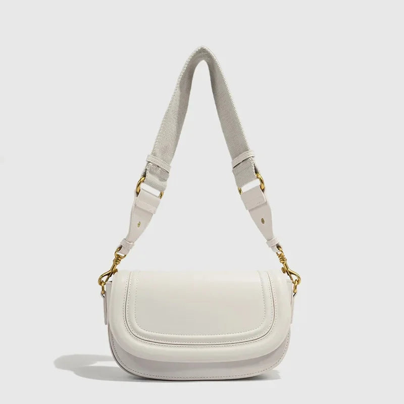 Fashionable Versatile Women's Crossbody Bag 2024 New Color Blocking Canvas Single Shoulder Sling Bag Motorcycle Equipment Access