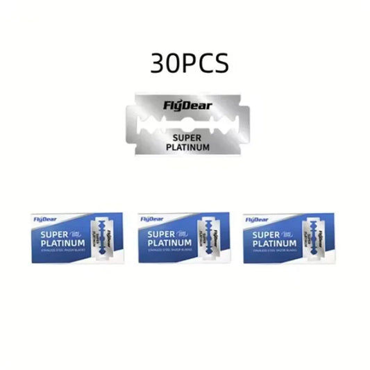 100PCS/10PCS Stainless Steel Double Edge Safety Razor Blades Professional Men's Barber Shave Hair Removal Tool