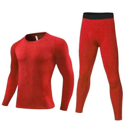 Winter Sports Suit for Children Quick Drying Thermal Underwear Boys Compression Sportswear Basketball Football Tight Clothing